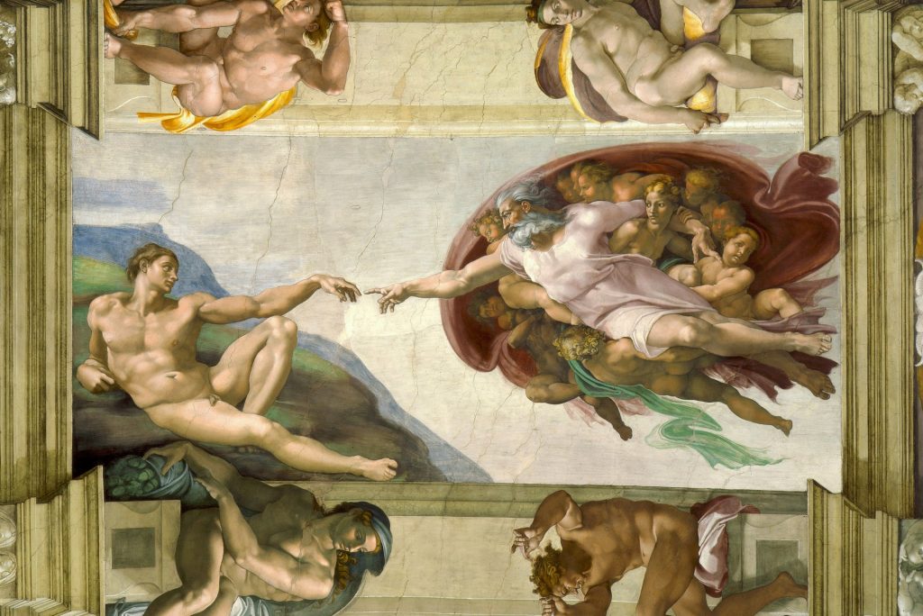Sự tạo dựng Ađam, Michelangelo, nhà nguyện Sistina