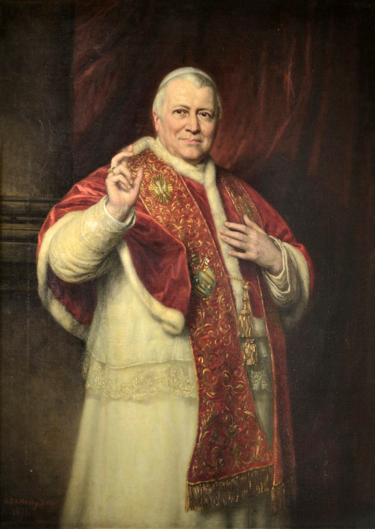 Chân dung chính thức của Đức Giáo hoàng Piô IX (tranh George Peter Alexander Healy, 1871)