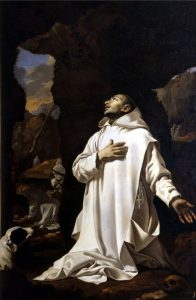 Thánh Brunô, sáng lập Dòng Carthusian, tranh của Nicolas Mignard